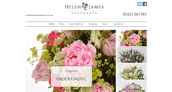 Desktop Screenshot of helenjamesflowers.co.uk