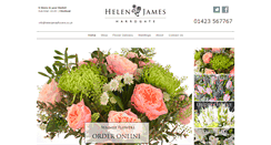 Desktop Screenshot of helenjamesflowers.com